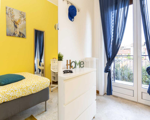 Welcoming double bedroom near Vittorio Formentano Park - Gallery - 6