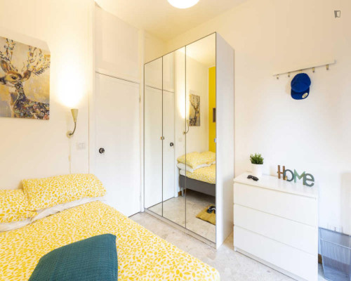 Welcoming double bedroom near Vittorio Formentano Park - Gallery - 8