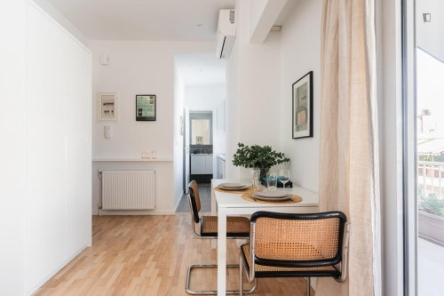 #AH04 Top floor studio near Athens Concert Hall