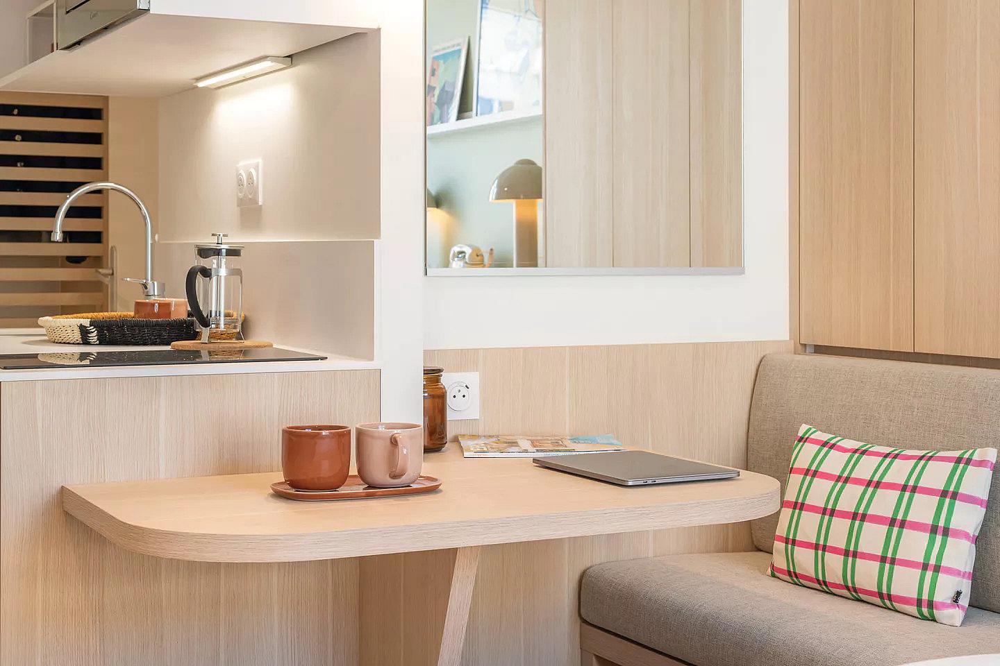 T1 Apartment - Contemporary Coliving Retreat in Tranquil Sans Souci, Lyon - Gallery - 6