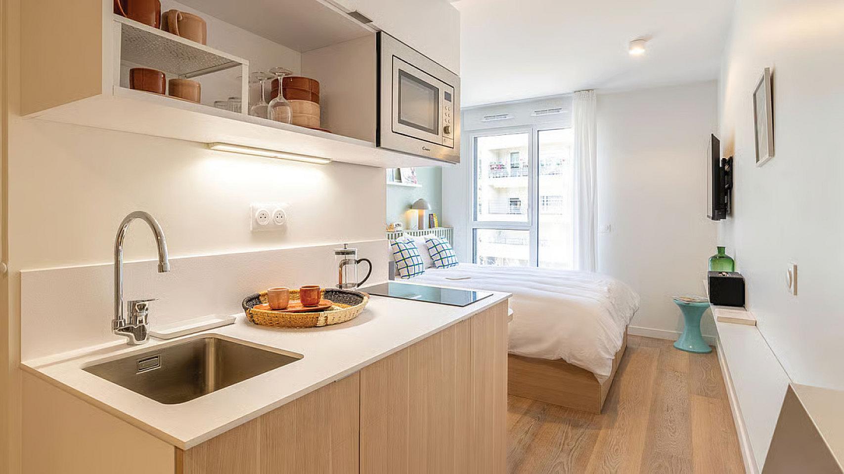  T1 Apartment  -  Contemporary Coliving Retreat in Tranquil Sans Souci, Lyon  - Gallery -  5