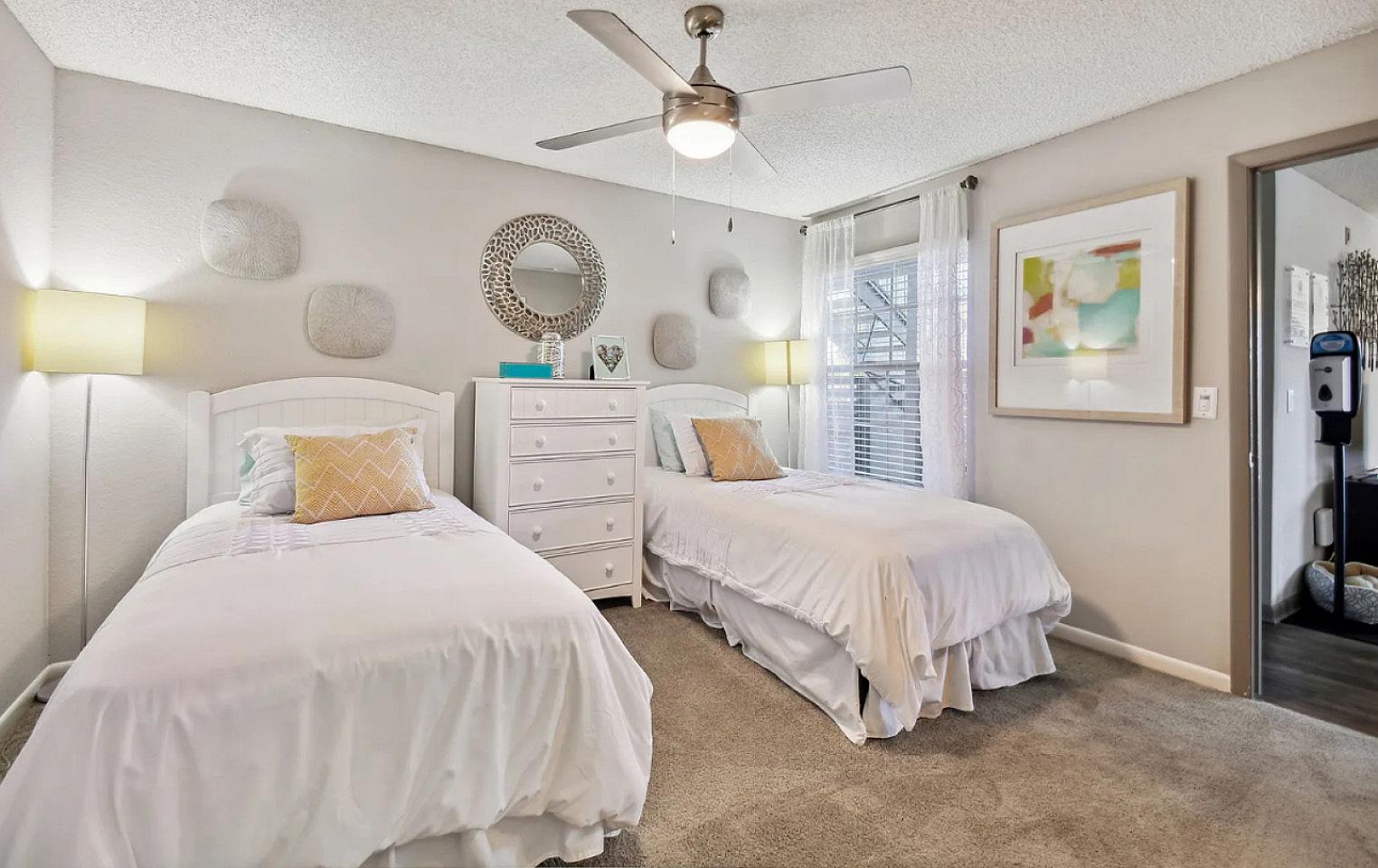  Bed In A 2-Bed Males Only Room  -  Wellness-Focused Coliving Community in Tranquil Engelwood Park, East Orlando  - Gallery -  2