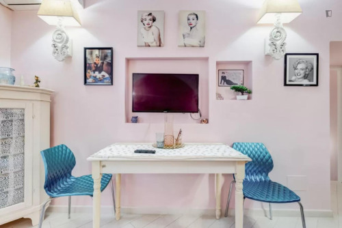 Lovely 1-bedroom flat close to the Roma Tuscolana train station