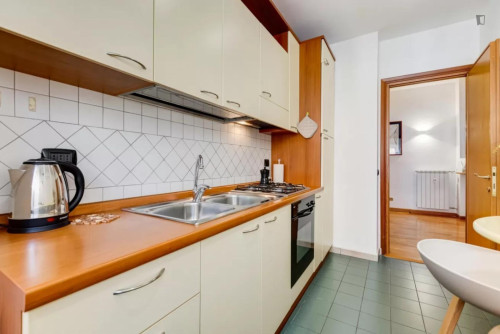 Cool 1-bedroom flat in the Portuense district