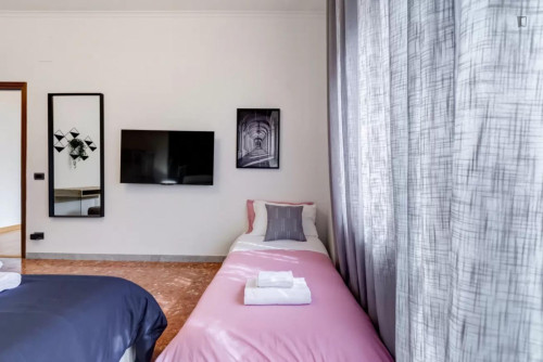 Trendy 2-bedroom flat close to Pigneto metro station