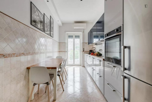 Trendy 2-bedroom flat close to Pigneto metro station