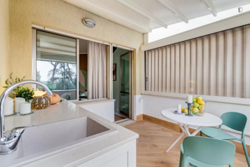 Nice studio with amazing balcony in the Tomba di Nerone district