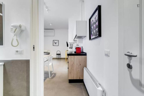 Cosy studio for 4 people in well-connected Trastevere