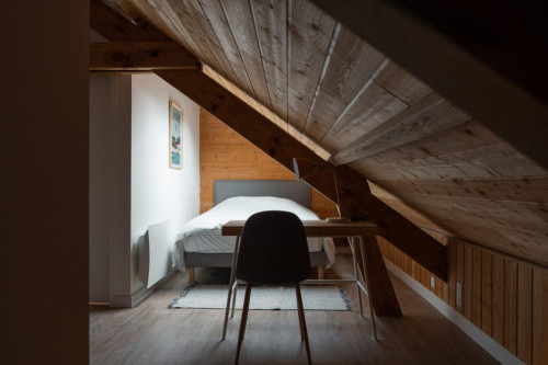 Very cool double ensuite bedroom near Parc de la Gaudinière