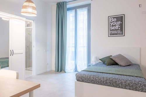 Nice single ensuite bedroom in Precotto