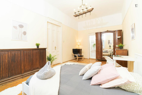 Comfy double bedroom near Oktogon metro