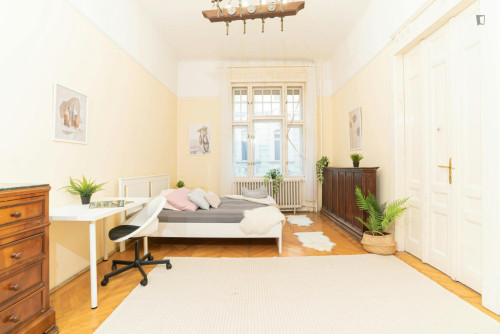 Comfy double bedroom near Oktogon metro