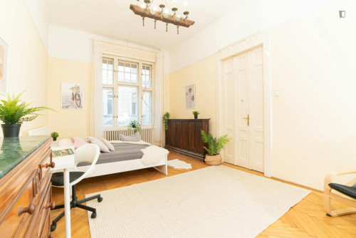 Comfy double bedroom near Oktogon metro