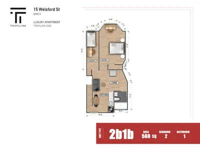  1 Bed 1 Bath  -  15 Welsford St  - Gallery -  1