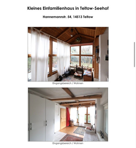 Single-family house in Teltow-Seehof with garden