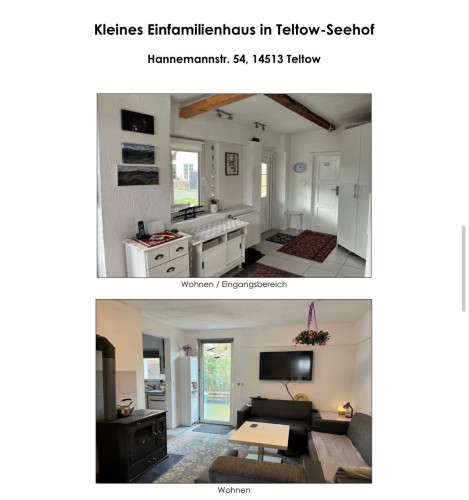 Single-family house in Teltow-Seehof with garden