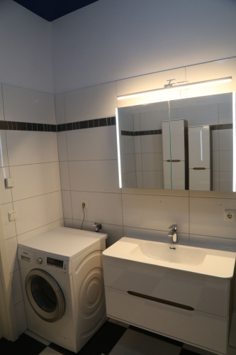 Denkmalgeschütze Wohnung in grüner Enklave.