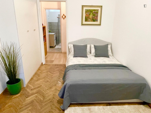 Charming double ensuite bedroom with kitchenette, in Solari-Tortona