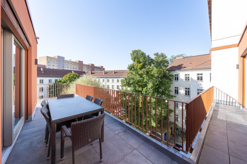 Amazing large penthouse with a terrace in the center of Potsdam