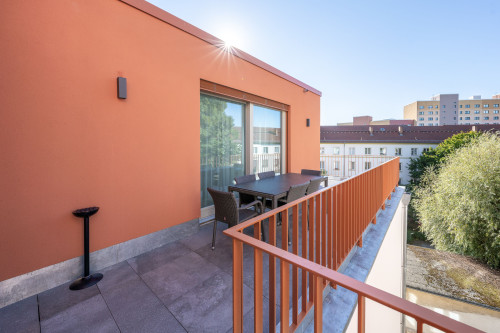 Amazing large penthouse with a terrace in the center of Potsdam