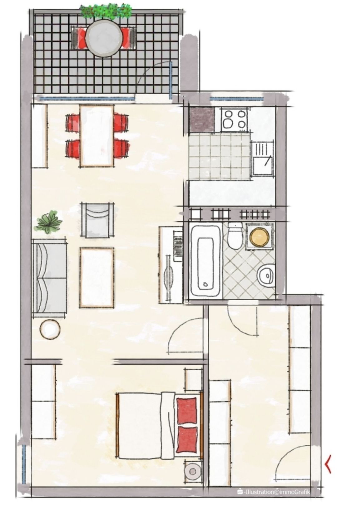  Comfortable, Bright, Cozy Temporary Home In Flensburg  -  Comfortable, bright, cozy temporary home in Flensburg  - Gallery -  2