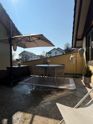 Modernes Privat-Chalet mit Terrasse Nähe Schweizer Grenze für 1-2 Personen