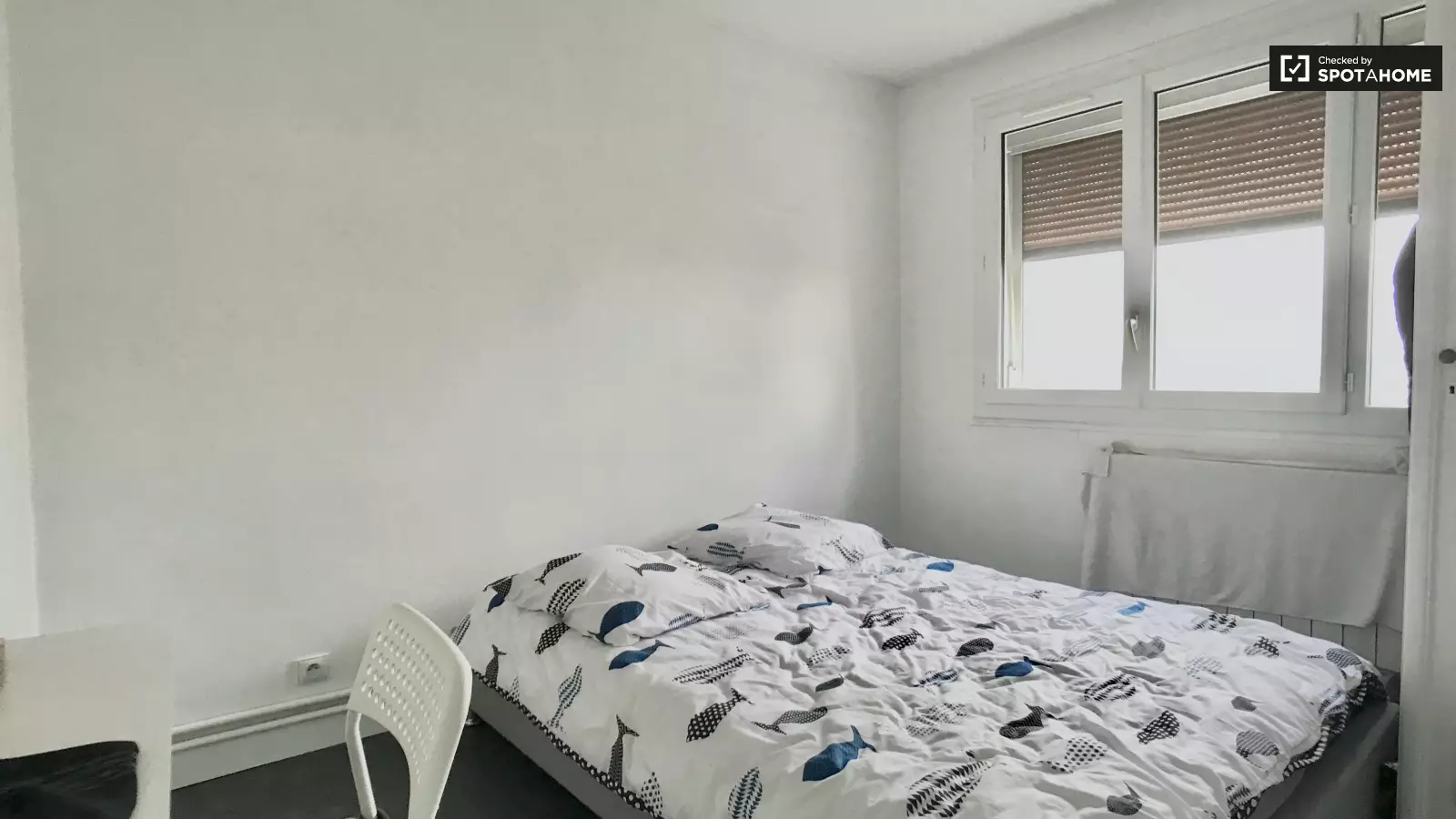 Room 4 - Room in a shared 4-bedroom apartment for rent in Floréal-Allende-Mutuelle for professionals and students. - Gallery - 3