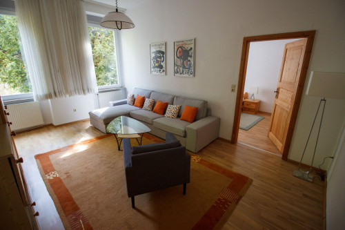 Quiet and charming apartment in central city location with southside view