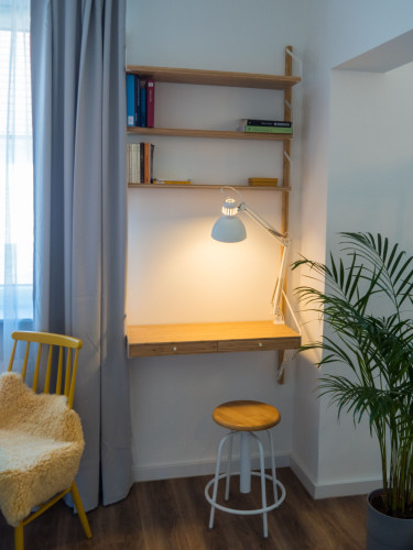 Fully furnished, stylish apartment with open kitchen, WiFi, near the airport / trade fair  - Gallery -  5