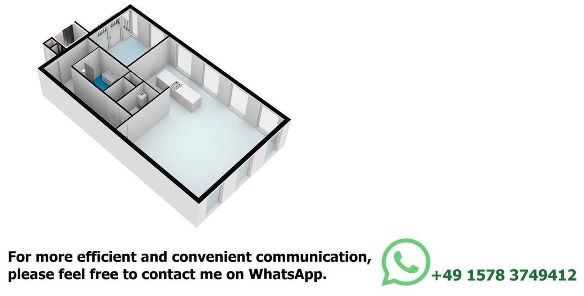 2-Room Apartment, 1 Bedroom, 1 Bathroom For 63 M² In Düsseldorf - 2-Room apartment, 1 bedroom, 1 bathroom for 63 m² in Düsseldorf - Gallery - 7