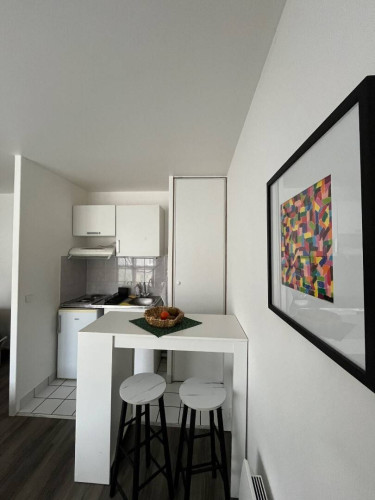 Studio of 23m²