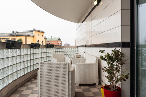 Appealing 1-bedroom flat next to the Forlanini train and metro station - Gallery - 23
