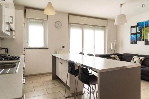 Appealing 1-bedroom flat next to the Forlanini train and metro station - Gallery - 18