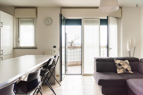 Appealing 1-bedroom flat next to the Forlanini train and metro station - Gallery - 26