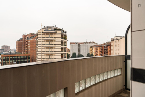 Appealing 1-bedroom flat next to the Forlanini train and metro station