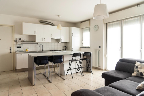 Appealing 1-bedroom flat next to the Forlanini train and metro station - Gallery - 21