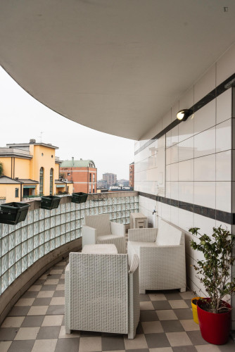 Appealing 1-bedroom flat next to the Forlanini train and metro station - Gallery - 24
