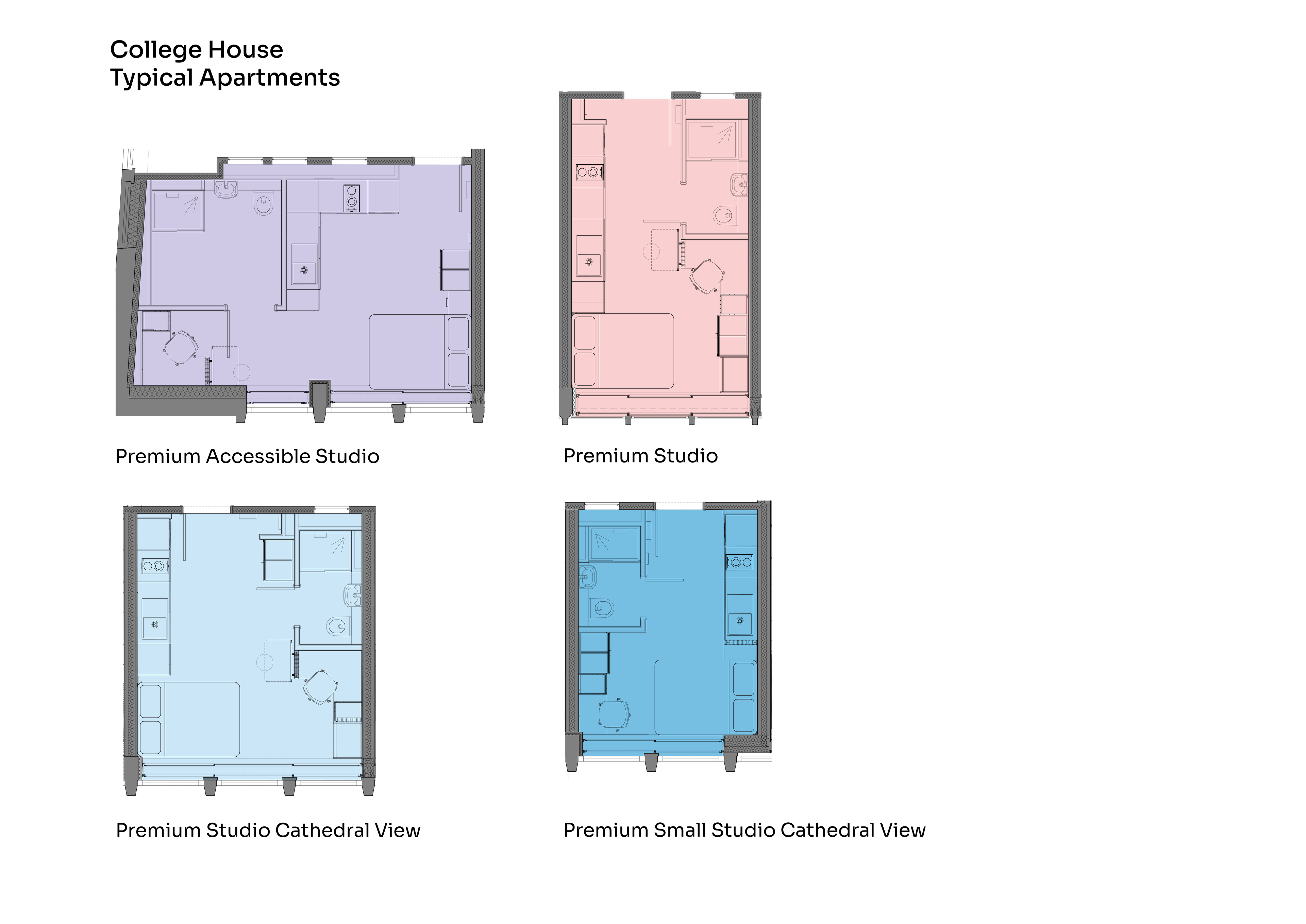  Premium Studio - Cathedral View  -  College House  - Gallery -  6