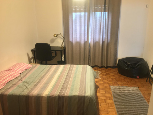 Spacious room with double bed near Polo Univer. HSJ, Alameda Shopping