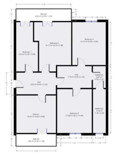 Via Andrea Costa- 4 Bedroom Apartment