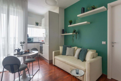 Bilocale con terrazzo in Corso Sempione - Gallery - 11