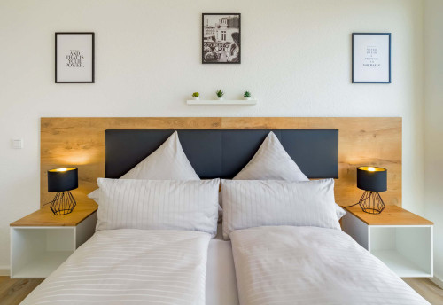 Chic and modern 2-room-apartment, furnished and fully equipped in Bad Nauheim