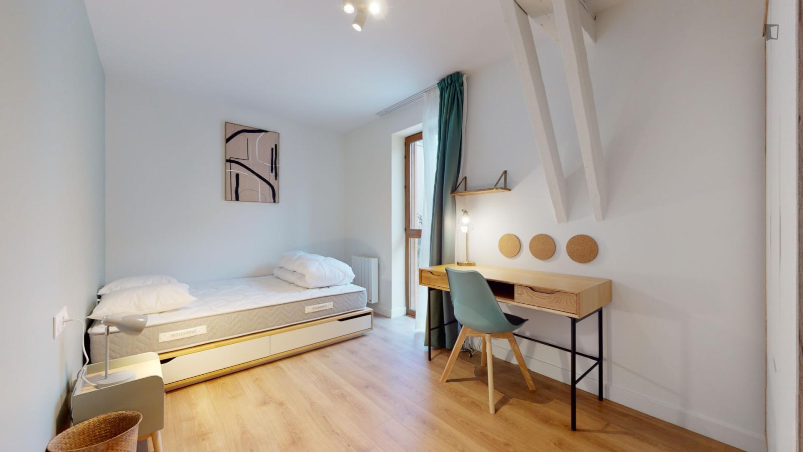  Large Double Bedroom Near Parc Georges Bazin  -  Large double bedroom near Parc Georges Bazin  - Gallery -  1