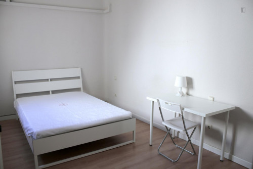 Nice single bedroom in an 8-bedroom flat, near El Retiro Park