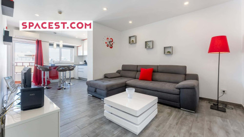 Red Velvet 1 BDR Flat With Balcony