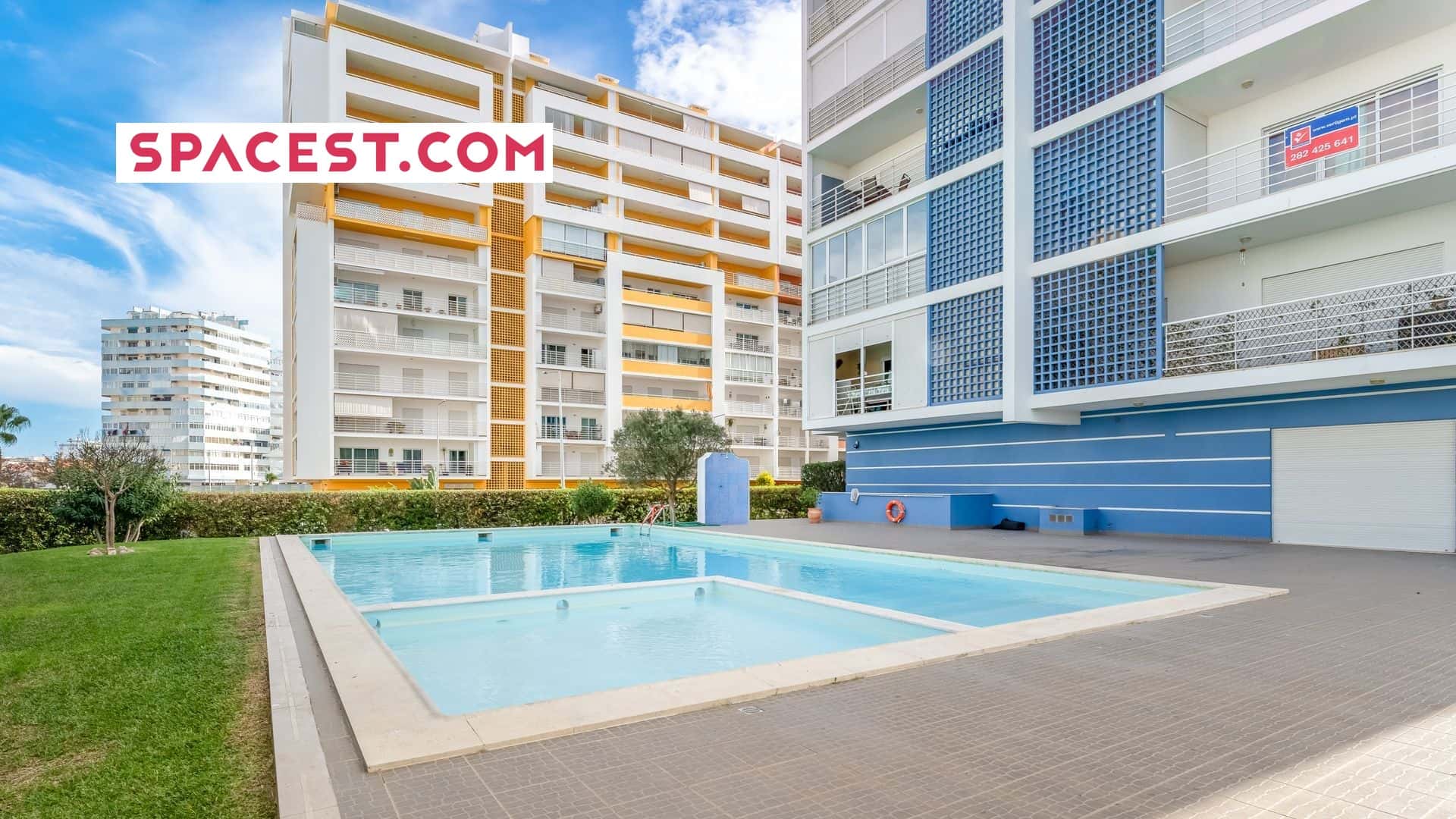 Bright 1 BDR Flat W/ Pool & Balcony - 1