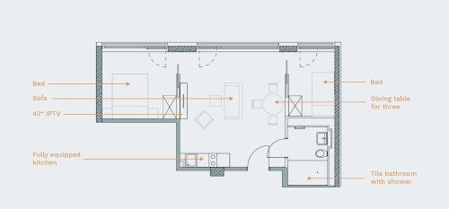 Fir Classic Apartment Floor 4
