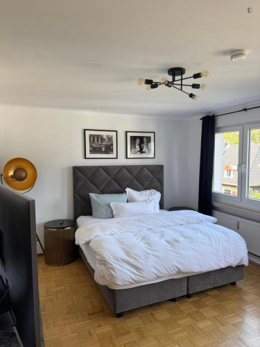 Bright studio near D-Staufenplatz metro