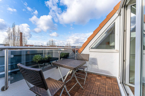 Cosy Penthouse with south terrace