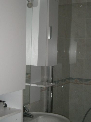 Single bedroom, with private bathroom and balcony, in 2-bedroom apartment